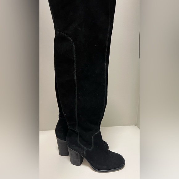 Kelsi Dagger Brooklyn Logan Over The Knee  Suede Boots - Picture 7 of 12